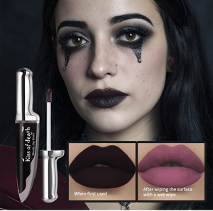 Nuevo Brillo Labial Antiadherente con Efecto Sangre para Halloween, en Envase con Forma <span class=keywords><strong>de</strong></span> Cuchillo, <span class=keywords><strong>de</strong></span> Larga Duración - Product Image 3
