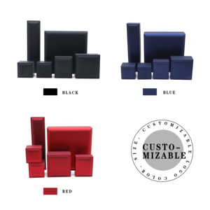 Bộ Hộp Trang Sức Led Màu Đen Theo Yêu Cầu Của Nhà Máy Hộp Nhẫn Vòng Cổ Hoa Tai Đồ Trang Sức Ngọc Bích Bán Buôn - Product Image 3