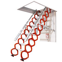 Échelle de grenier électrique rétractable pour usage domestique, escalier pliant dissimulé pour duplex 2ème étage, design invisible et peu encombrant