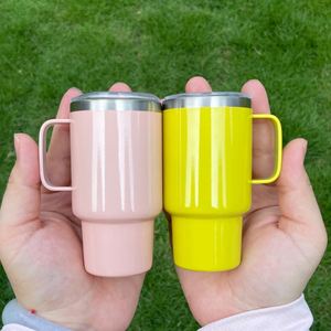 Vaso de Vidrio Personalizado con Logotipo, Color Macaron, Sublimado, Mini Vaso de 3oz con Asa para Fiestas de Cumpleaños y Bares - Product Image 2