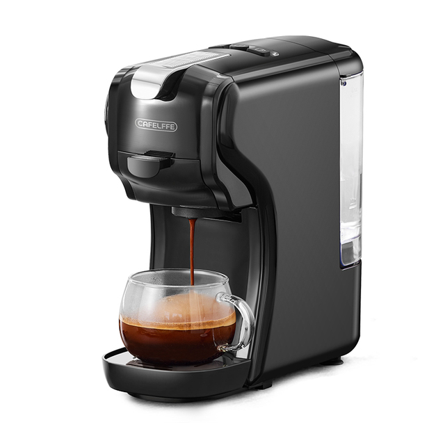 CAFELFFE MK-611 Automatic 3-in-1 Capsule Coffee Maker Adjustable Cup Height Hot/Cold Espresso Machine Home/Office Use Compatible