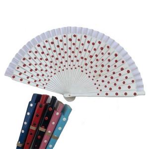 Ventilador de mano de madera plegable vintage español de flamenco, con logotipo personalizado y pintado, ¡gran oferta! - Product Image 6