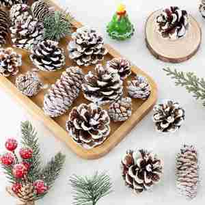 Bulk Natural Mini Pine Cone Wood Ornaments Rustic Christmas Party & Festival Decor Customizable for DIY Crafts - Product Image 4