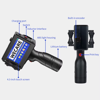 Impresora de Mano Portátil Mini WECARE WS-H71S de 25.4 mm OEM para Código de Lote TIJ en Cartón y Etiqueta para Cuero, Impresora Manual de Mano