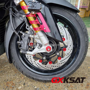 Kit de disques de frein avant GXKSAT 300 mm pour Forza350 ADV350 2018-2023, mise à niveau du grand rotor avec support d'étrier <span class=keywords><strong>Brembo</strong></span> - Product Image 6
