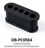DB-PC0564 Bouchon de tuyau à 5 trous, compatible avec les pièces de rechange d'imprimante CIJ de la série D AX