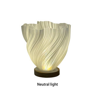 Lámpara de Escritorio 3D ANTINSKY, Plegable, para Dormitorio, Mesita de Noche, 3 Niveles de Intensidad, Luz Nocturna LED, Ambiente de Cafetería, Estilo ART DECO - Product Image 5