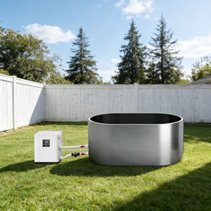 Baignoire froide en acier inoxydable personnalisable pour plongeon glacé, baignoire glacée pour athlètes, récupération après ent - Product Image 6