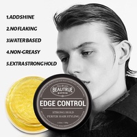 Sideburn-cire coiffante sans laisser de pellicules blanches, crème de finition capillaire