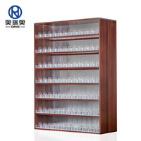 Présentoir à cigarettes électrique, en aluminium, avec repousse-tabac, étagère pour magasin et vente au détail
