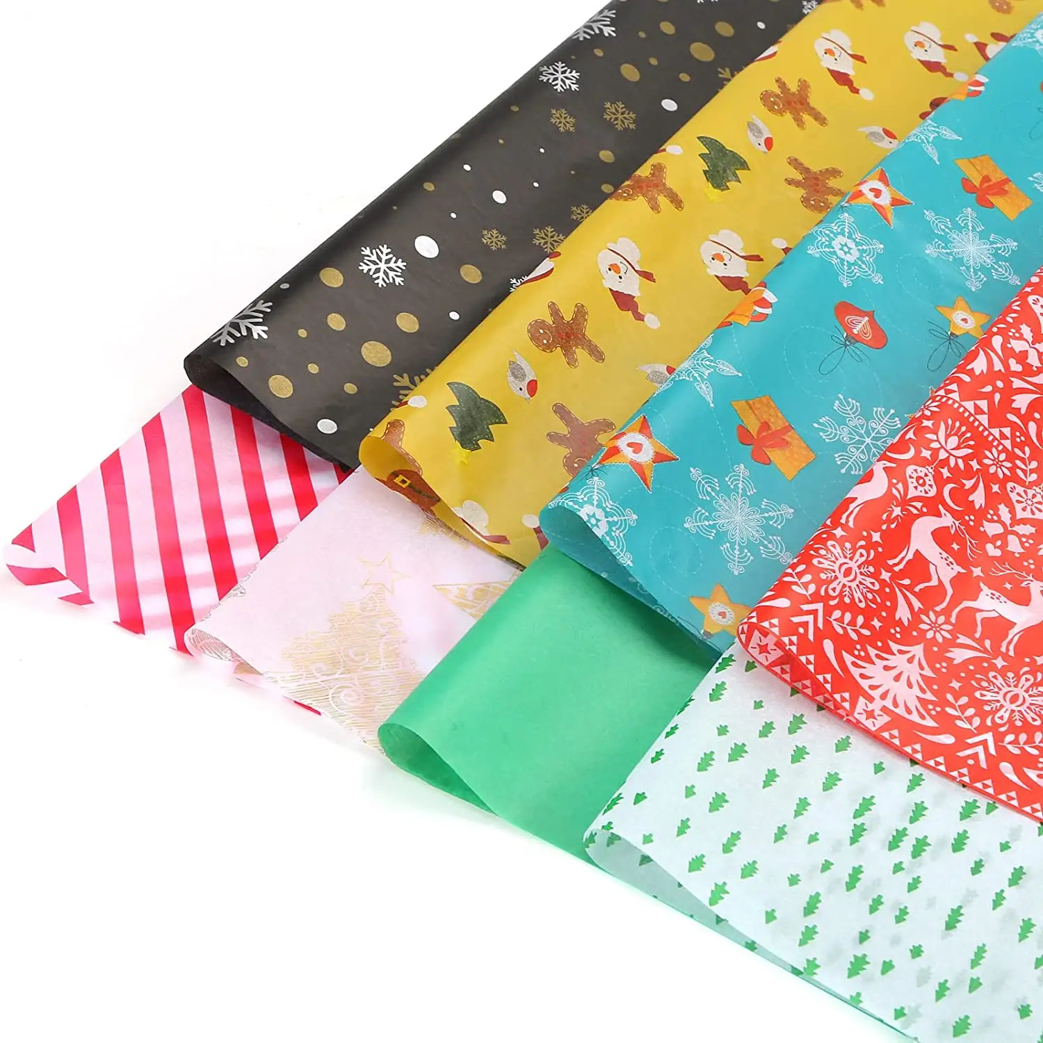 Diverse Kleuren Premium Kwaliteit Custom Logo Gedrukt Tissue Cadeaupapier