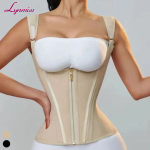 Corset amincissant en latex et spandex, forme sablier, avec armatures en acier, pour le maintien <span class=keywords><strong>de</strong></span> la taille, <span class=keywords><strong>Fajas</strong></span> Colombiana, vente en gros - Product Image 2