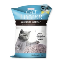 Litière pour chat en bentonite à faible teneur en poussière, anti-adhérente, puissante désodorisation, agglomération rapide, élimination des odeurs, litière pour chat mélangée à la cassave