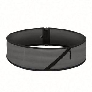 High Quality Polyester Close-fitting Fanny Pack Invisible <b>Elastic</b> Running <b>Belt</b> Blank Gym Fitness Sports Waist Bag - Product Image 1