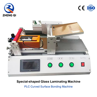 Machine de laminage de verre de forme spéciale Zhengqi avec liaison de surface incurvée PLC 220V 50W