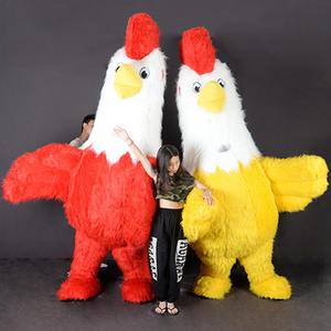 Personalizado divertido dibujos animados adulto Anime Animal <span class=keywords><strong>traje</strong></span> inflable pollo mascota casco para fiestas <span class=keywords><strong>de</strong></span> Cosplay para Halloween Navidad - Product Image 6