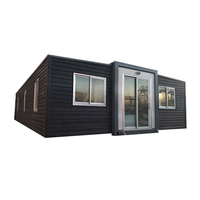 Conteneur expansible préfabriqué de luxe Porte en acier double vitrage Petite maison hôtel Petites petites maisons bon marché Allstar Mall Acier