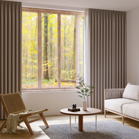 Rideaux de haute qualité de style nouveau pour fenêtres, rideau transparent uni pour la maison