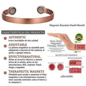 Bracciale magnetico fatto a mano in ottone di rame per le donne personalizzabile Birthstone gioielli guarigione pietre preziose proprietà di bilanciamento energetico - Product Image 6