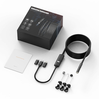 Caméra d'inspection endoscopique sans fil W401 Wifi Box à double objectif pour tuyaux et trous