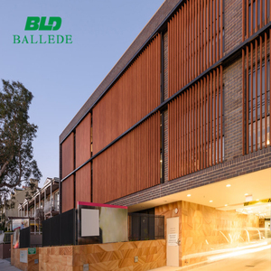 Nhà Hiện Đại Thiết Kế Sun Shade Đúc Sẵn Ngang/Dọc Sun Nhôm Louver - Product Image 2