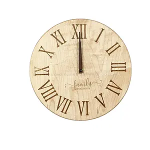 壁時計大きな壁時計家の装飾木製壁時計