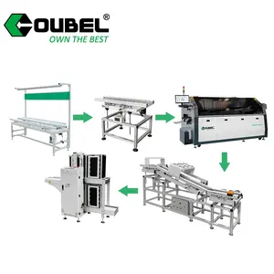 Instelbare Snelheid Pcb Invoeglijn Smt Dip Assemblagelijn Met Beste Prijs