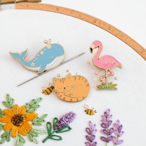 Kit de couture personnalisé <span class=keywords><strong>nounou</strong></span> gardien accessoires d'outils aimant en alliage de Zinc émail aiguille magnétique Minder vente en gros - Product Image 3