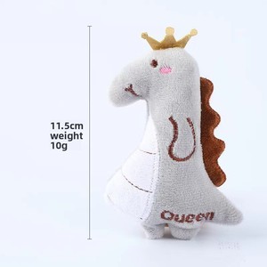 Mainan Kucing Boneka Plush Tahan Gigitan dengan Catnip, Interaktif, Penghilang Kebosanan, Mainan Anak Kucing, Hadiah Natal Impor - Product Image 6