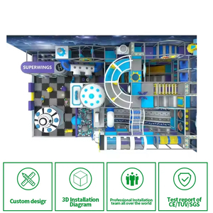 Non-Toxic Kids Indoor Playground Equipment for Children with Soft Climbing Walls and Ocean Theme in Kindergarten Playrooms - Product Image 3