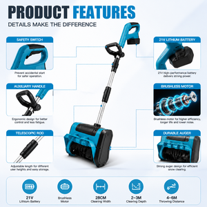 Quitanieves Inalámbrico Portátil a Batería para Uso Industrial y Doméstico - Product Image 2