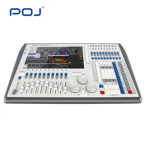 Console de iluminação poj OJ-W12, controle tiger touch dmx512