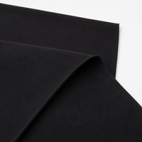 Tissu tricoté extensible en polyester/spandex, motif uni, poids moyen, respirant, en soie de lait teinte, sur mesure, personnalisable pour garçons