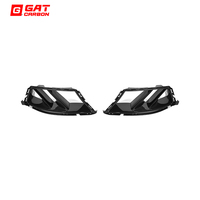Garniture de ventilation de pare-chocs avant en fibre de carbone sèche style R44 pour BMW G80 G82 M3 M4
