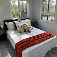 Maison préfabriquée en EPS de style moderne de 20 pieds, 1 à 4 chambres, modulaire, miniature, familiale, pliable, extensible
