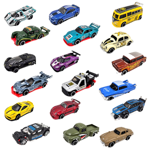 รถโมเดล PANDAS 1/64 สำหรับรถแข่งฮอตวีลส์ ชุดของเล่นแบบพกพาในกล่อง  ผลิตจากโลหะผสม พลาสติก  แบบเลื่อนได้ แถมฟรีของเล่นไดแคสต์ - Product Image 2