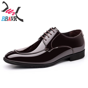 Nuevos Zapatos de Hombre de Talla Grande, de PU, con Cordones, Sólidos, Transpirables, Duraderos, Formales de Negocios, Estilo Británico, Casuales, con Puntera de Cuero y Entresuela - Product Image 5