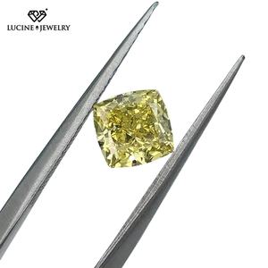 Lucine le meilleur diamant jaune fantaisie taille princesse et diamant durable certifié fantaisie jaune taille princesse - Product Image 3