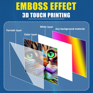 Latest Large UV Inkjet Flatbed Printer 3D Varnish Effect UV Led Printing Machine 9060 Uv Printer Phone Case Printers - Product Image 5