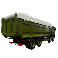 Camion à benne basculante Howo 8X4, moteur diesel JMC, norme d'émission Euro 3, direction à gauche, transmission 4x2, carrosserie fabriquée en Chine, prix bas en vente