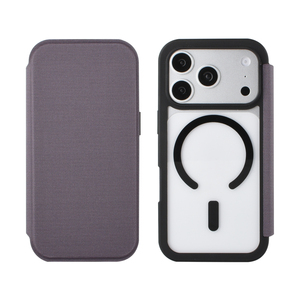 Funda tipo cartera con textura de rejilla, doble ranura para tarjetas, de cuero PU, a prueba de golpes, para teléfono inteligente. - Product Image 2
