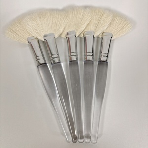 <span class=keywords><strong>Beauty</strong></span> <span class=keywords><strong>Planet</strong></span>-Brosse éventail de beauté personnalisée pour applicateur facial, en laine artificielle, en nylon - Product Image 2