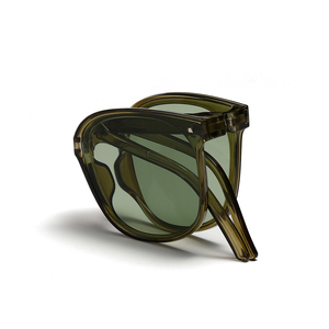 New Custom Logo Sun <strong>Glasses</strong> Foldable PC Sunglasses <strong>Fashionable</strong> Folding <strong>Design</strong> - Product Image 1