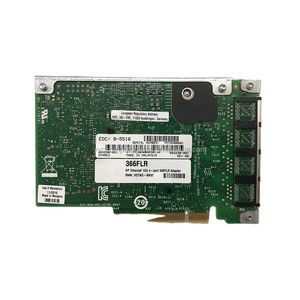 Carte d'acquisition 366FLR à quatre ports Gigabit LAN 1 Gbit/s 669280-001 665238-001 665240-B21 - Product Image 2