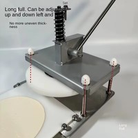 Nouvel outil manuel de 25 cm pour presser les gâteaux, la pâte, la viande, les tortillas, les tartes, la pizza et les roti
