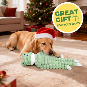 Juguete de Peluche Personalizado con Forma de Rana para Perros, con Papel Arrugado, para Perros Pequeños, Medianos y Grandes, Juguetes de Peluche para Masticar para Mantenerlos Entretenidos - Product Image 6