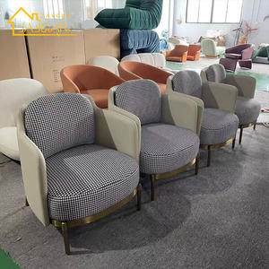 Living Room Comfy Armchairs for <strong>Small</strong> Spaces at House and Home <strong>Occasional</strong> <strong>Chairs</strong> Leather Bedroom Lounge Sofa <strong>Chair</strong> - Product Image 4