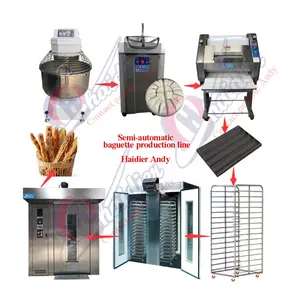 complete set Bread making equipment Baguette bread making machine bakery machine price