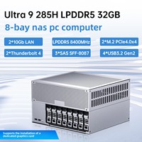 Mini PC Msecore Ultra 9 285H, serveur NAS, partage de données réseau 10 Gigabit, stockage cloud pour télétravail