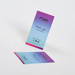 Tarjeta de visita personalizada reciclada, papel impreso en relieve rosa, tarjeta de agradecimiento, tarjeta de felicitación con Envolpe